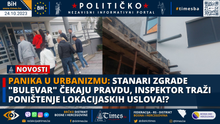 PANIKA U URBANIZMU: Stanari zgrade “BULEVAR” čekaju pravdu, Inspektor traži poništenje lokacijaskih uslova!?