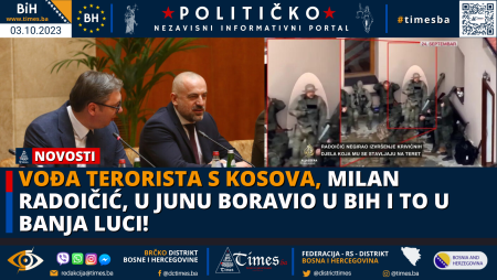 Vođa terorista s Kosova, Milan Radoičić, u junu boravio u BiH i to u Banja Luci!
