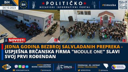 𝗝𝗲𝗱𝗻𝗮 𝗴𝗼𝗱𝗶𝗻𝗮, 𝗯𝗲𝘇𝗯𝗿𝗼𝗷 𝘀𝗮𝘃𝗹𝗮𝗱𝗮𝗻𝗶𝗵 𝗽𝗿𝗲𝗽𝗿𝗲𝗸𝗮, uspješna brčanska firma “𝗠𝗢𝗗𝗨𝗟𝗘 𝗢𝗡𝗘”  slavi svoj prvi rođendan