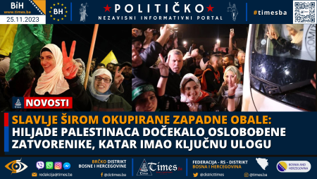 Slavlje širom okupirane Zapadne obale: Hiljade Palestinaca dočekalo oslobođene zatvorenike, Katar imao ključnu ulogu