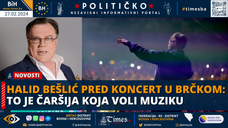 Halid Bešlić pred koncert u Brčkom: To je čaršija koja voli muziku