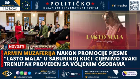 Armin Muzaferija nakon promocije pjesme “Lasto mala” u Saburinoj kući: Cijenimo svaki trenutak proveden sa voljenim osobama