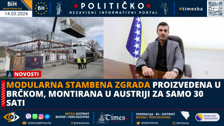 Modularna stambena zgrada proizvedena u Brčkom, montirana u Austriji za samo 30 sati