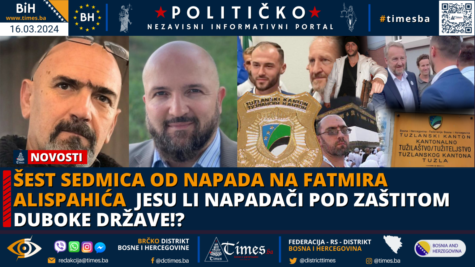 Šest sedmica od napada na Fatmira Alispahića jesu li napadači pod zaštitom duboke države!?