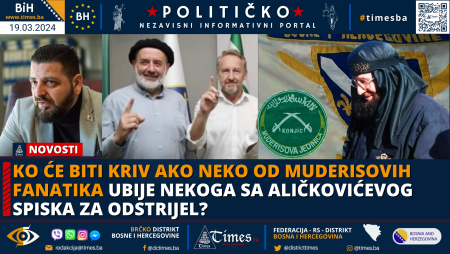 Ko će biti kriv ako neko od Muderisovih fanatika ubije nekoga sa Aličkovićevog spiska za odstrijel?