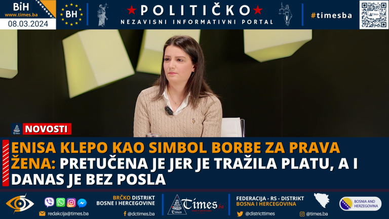 Enisa Klepo kao simbol borbe za prava žena: Pretučena je jer je tražila platu, a i danas je bez posla