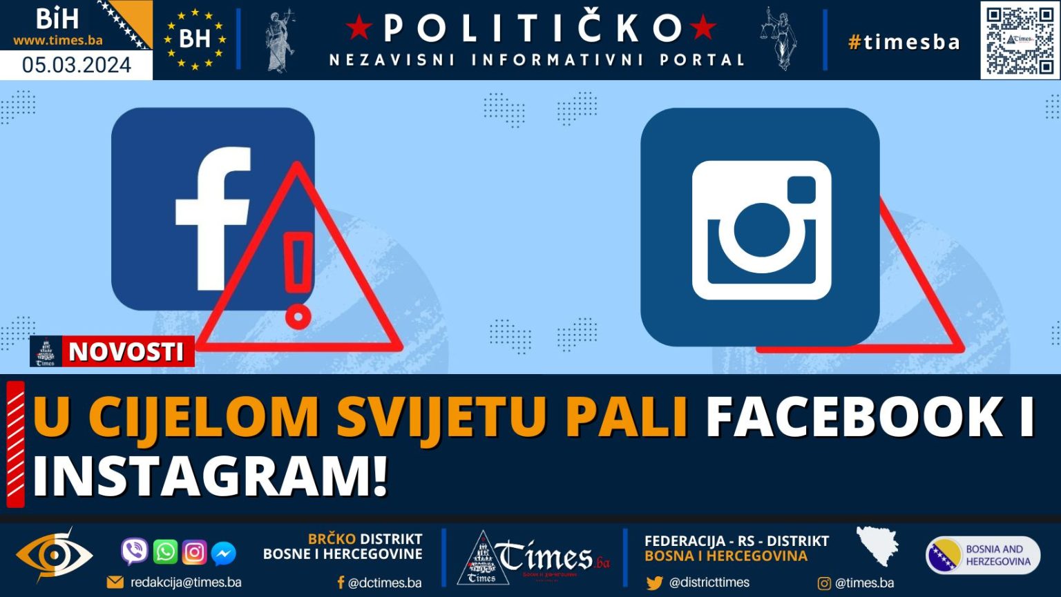 U cijelom svijetu pali Facebook i Instagram!