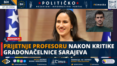 Prijetnje profesoru nakon kritike gradonačelnice Sarajeva