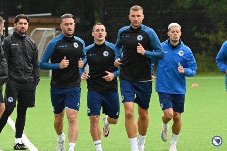 Fudbalski reprezentativci BiH obavili prvi trening u Nizozemskoj