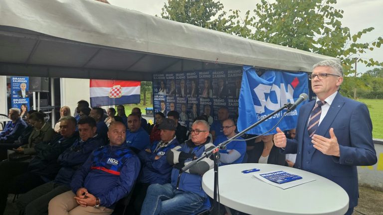 HDZ Brčko distrikta održao je predizborni skup u Donjoj Skakavi