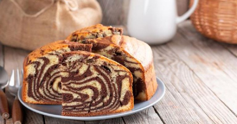 Zebra mramorni kolač za ljubitelje jednostavnih slastica