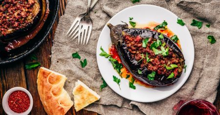 Lagani jesenji ručak sa ljubičastim povrćem