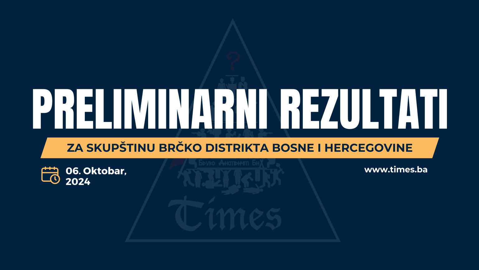 Prvi nezvanični preliminarni razultatI Lokalnih Izbora 2024 za Brčko distrikt BIH