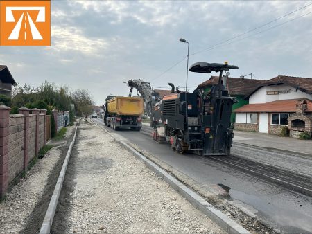 JP PUTEVI BRČKO: Radovi na sanaciji kolovoza i izgradnji trotoara u Mostarskoj ulici