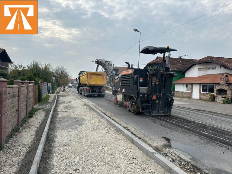 JP PUTEVI BRČKO: Radovi na sanaciji kolovoza i izgradnji trotoara u Mostarskoj ulici