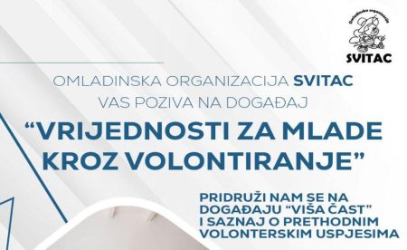 Poziv mladima na radionicu o volonterizmu