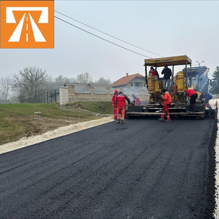 JP PUTEVI BRČKO: Asfaltiranje lokalnog puta D. Vukšić-Laništa