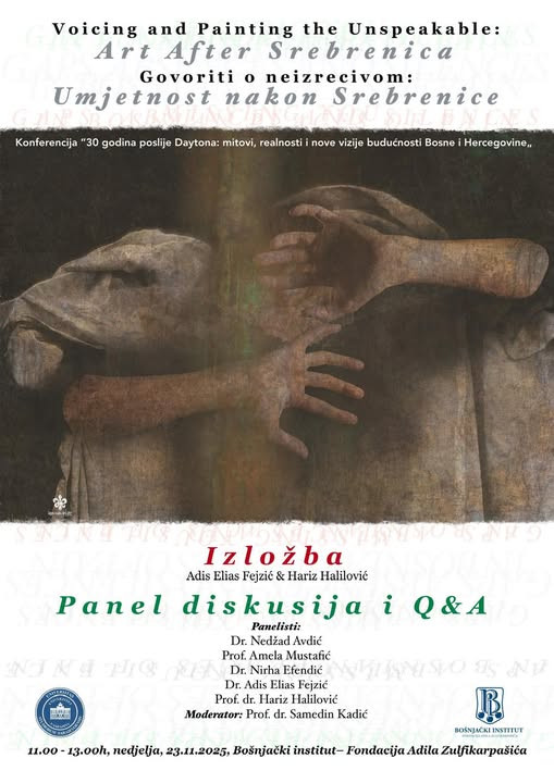 U pripremi panel diskusija i izložba Govoriti o neizrecivom: Umjetnost nakon Srebrenice U pripremi panel diskusija i izložba Govoriti o neizrecivom: Umjetnost nakon Srebrenice