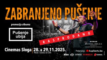 Zabranjeno pušenje rasprodalo koncerte u Sarajevu