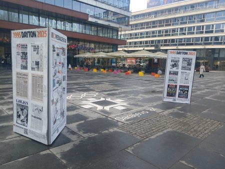 Sjećanje na novinske naslovnice po okončanju pregovora u Daytonu