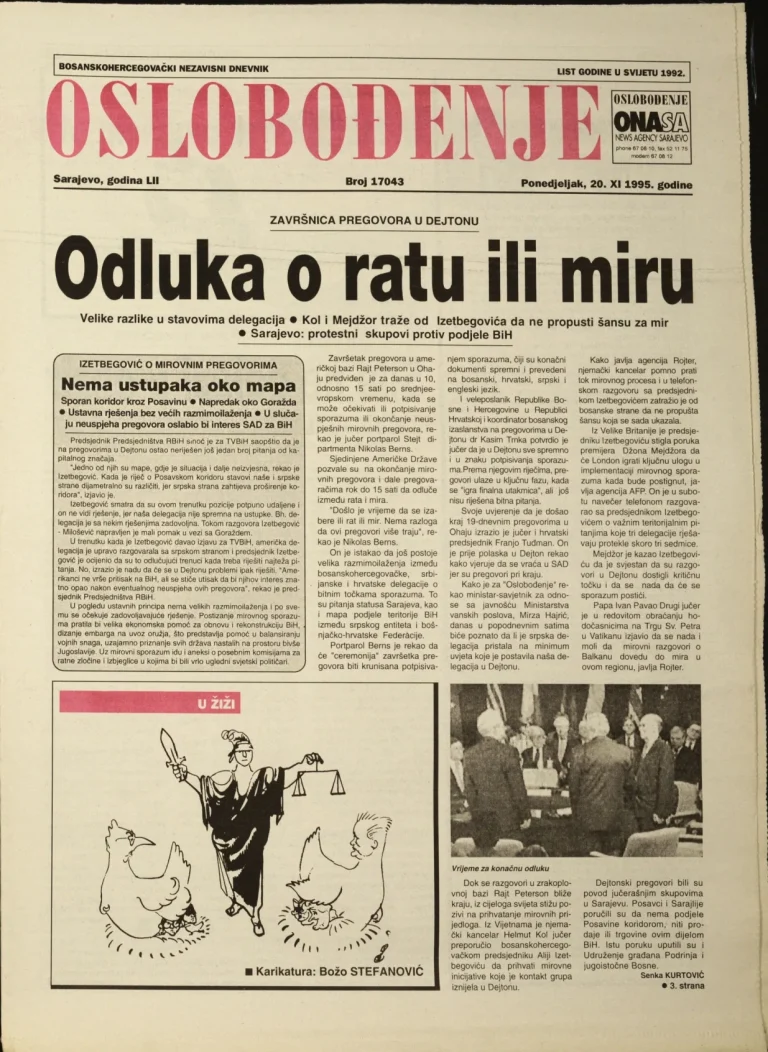 30 godina Daytona: Mir koji se potcjenjuje i sporazum koji političari zloupotrebljavaju
