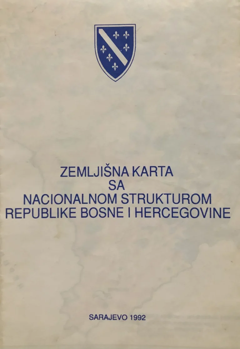 Zemljišna karta RBiH iz 1992. godine: U Dejtonu imovina nije predata entitetima