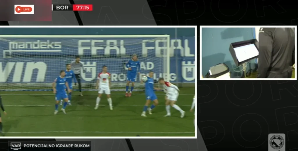 Borac dobio penal nakon nove VAR provjere, Grahovac poravnao na 1:1