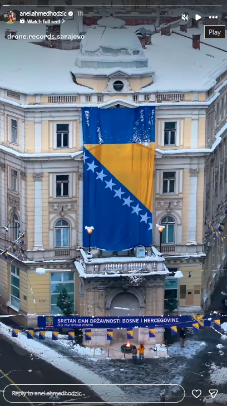 Pogledajte objavu Ahmedhodžića povodom Dana državnosti BiH, oglasili se i Bajraktarević i Barbarez