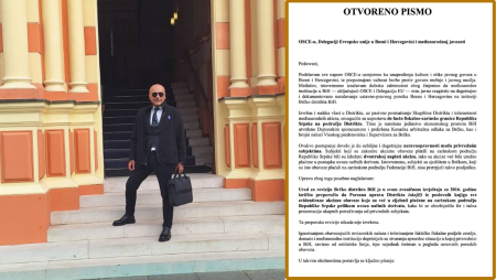 DRAGO BROĆILO – Otvoreno pismo OSCE-u i EU Delegaciji: “De facto granica RS u Brčkom krši Dejton i diskriminiše privredu”