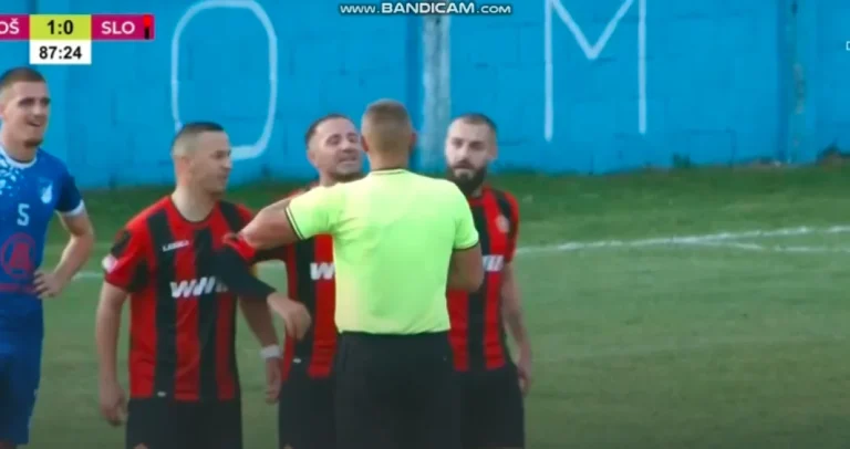 (VIDEO) Da li je ovo novi SKANDAL? Fudbaleri Slobode pobjesnili zbog sudijske odluke u 88. minuti