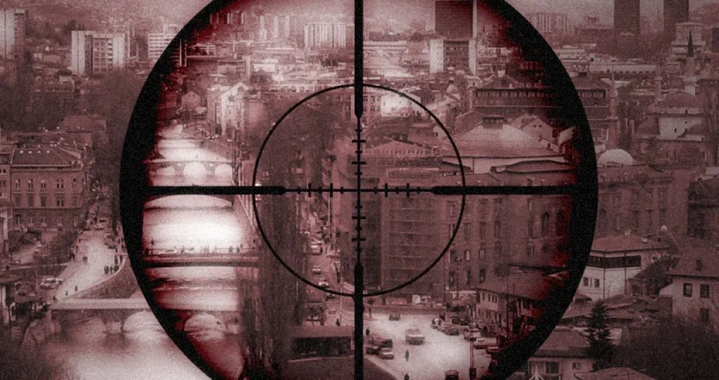 Ruski snajperisti iznad Sarajeva