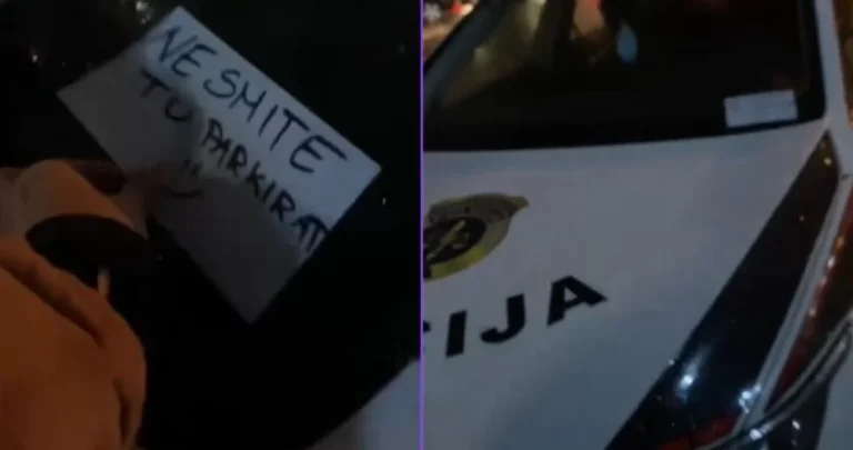 (VIDEO) Djevojka ostavila čestitku sarajevskim policajcima: Zašto je nepravilno napisana