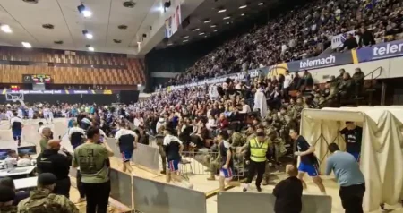 (VIDEO) Košarkaši Srbije istrčali na parket, dvorana je EKSPLODIRALA