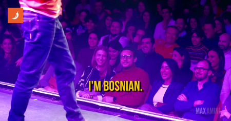 Poznati komičar slučajno je u publici prozvao Enisa Bešlagića, video je sada viralan