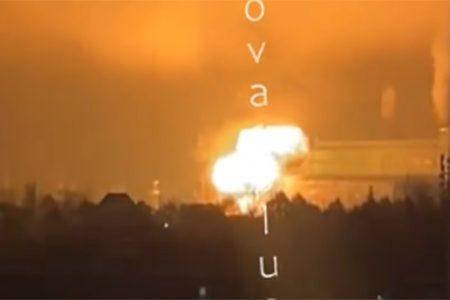 ZASTRAŠUJUĆE SNIMKE IZ RUSIJE: Direktan pogodak u jednu od najvećih moskovskih elektrana, ogromna eksplozija…