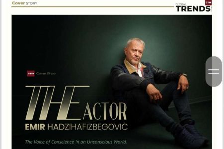 Emir Hadžihafizbegović na naslovnoj strani Global Trends Magazina
