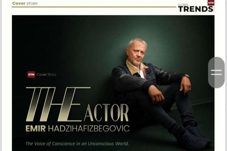 Emir Hadžihafizbegović na naslovnoj strani Global Trends Magazina