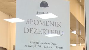 U Sarajevu predstavljena umjetnička akcija Spomenik dezerteru