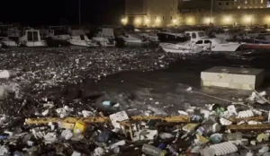 More na obalu kod Dubrovnika nanijelo veliku količinu smeća, uglavnom iz Albanije