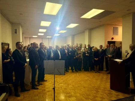 Komšić i predstavnici State Departmenta na svečanom prijemu u Washingtonu povodom Dana državnosti