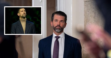 Trampov sin reagovao na tvit o Đokoviću: “Tužno, ali istinito” Trampov sin reagovao na tvit o Đokoviću: “Tužno, ali istinito”