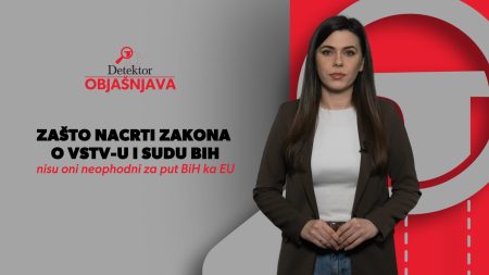 Detektor objašnjava: Zašto dva zakona o pravosuđu nisu dovoljno evropska?