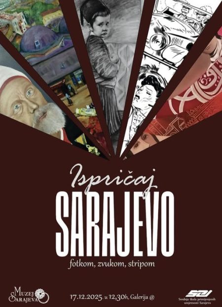 U galeriji sarajevske Srednje škole primijenjenih umjetnosti izložba „Ispričaj Sarajevo: fotkom, zvukom, stripom