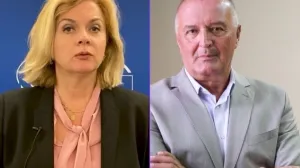 Meč se nastavlja: Zovko je loptu poslala na Helezovu polovinu – ovaj ju dočekao volejom