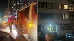 (FOTO i VIDEO) Drama u Kiseljaku: Eksplozije pa požar, vatrogasci se bore sa vatrenom stihijom