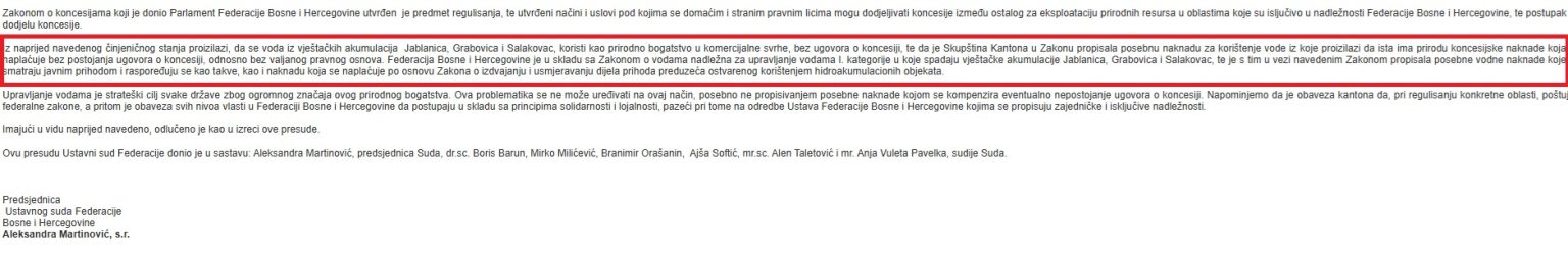 Premijer protiv Kantona: Nermin Nikšić na Ustavnom sudu srušio spornu naknadu o vodama, HNK ostaje bez miliona iz budžeta