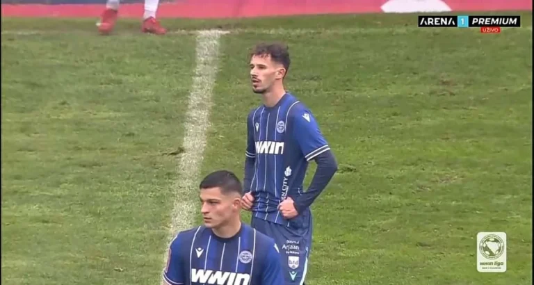 Željezničar u finišu prvog poluvremena smanjio zaostatak, Cvetanoski strijelac