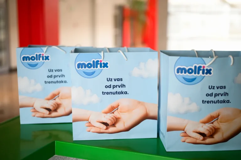 Nježna dobrodošlica i u Sarajevu: Molfix povezao porodilišta, mame i bebe