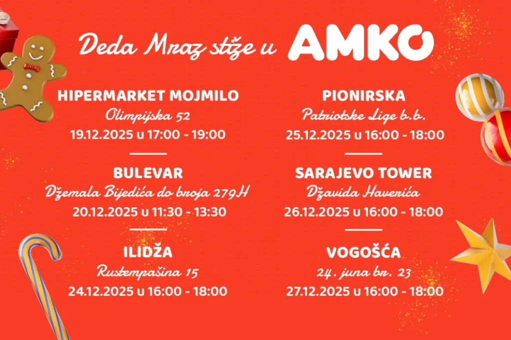 Čarolija praznika u Amko marketima