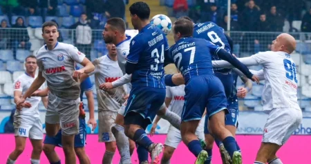 (FOTO) Spektakl Željezničara i Širokog Brijega: Fantastičan meč na Grbavici okončan bez pobjednika